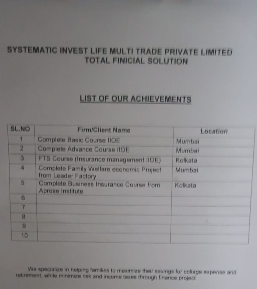 Framed Certificate 1